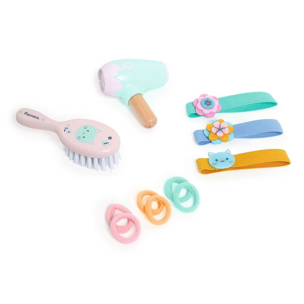Lovely Doll Baby Pomea Hairdressing Set - Djeco