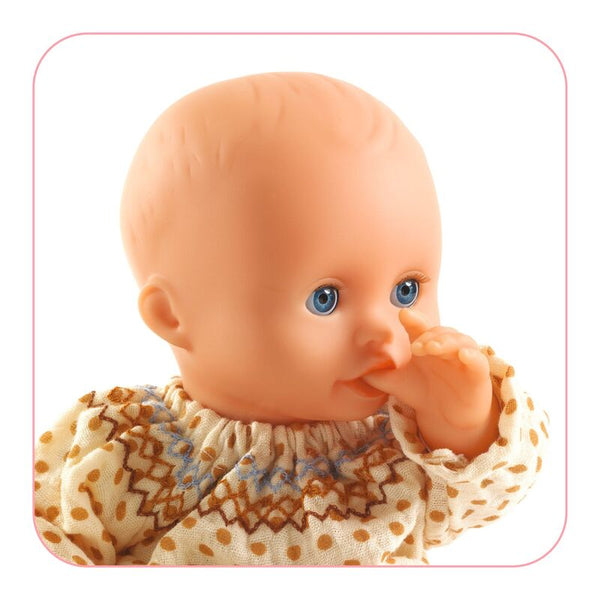Baby Iris Soft Baby Pomea Doll - Djeco