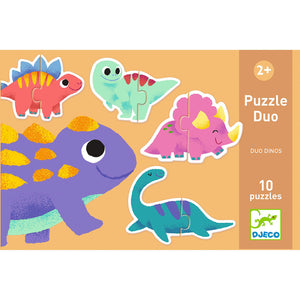 Duo Dinosaur 20pc Puzzle- Djeco
