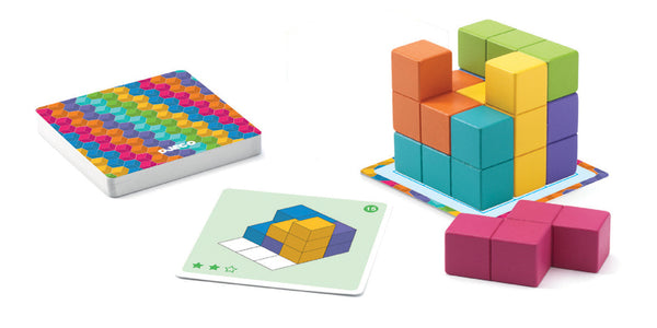 Cubissimo Sologic Game with 60 challenges - Djeco