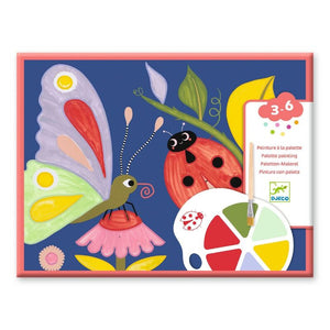 Creepy Crawlies Bug Painting Set with Palette - Djeco