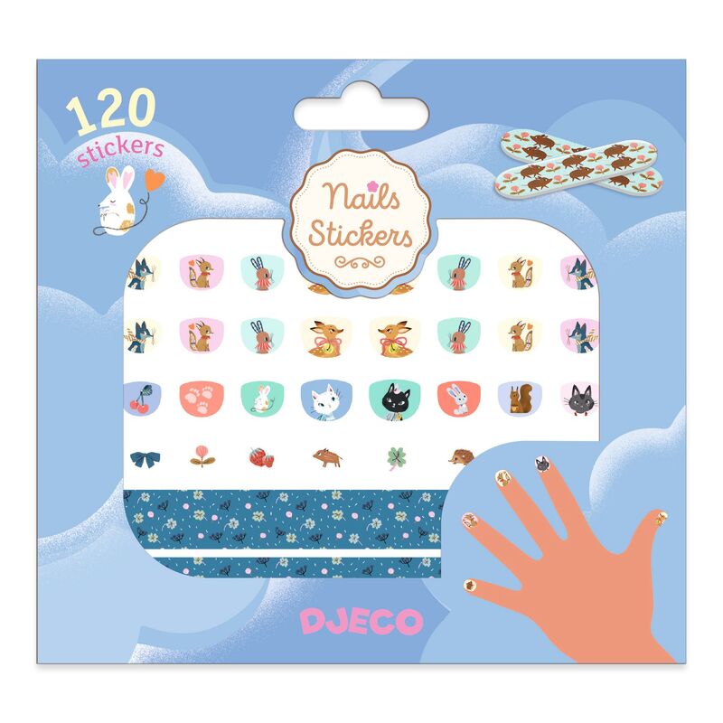 120 Cutie Nail Stickers - Djeco