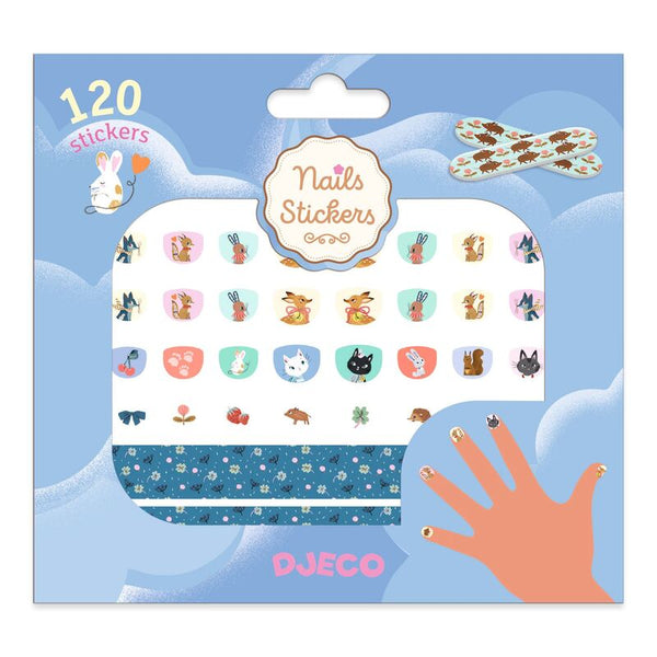 120 Cutie Nail Stickers - Djeco
