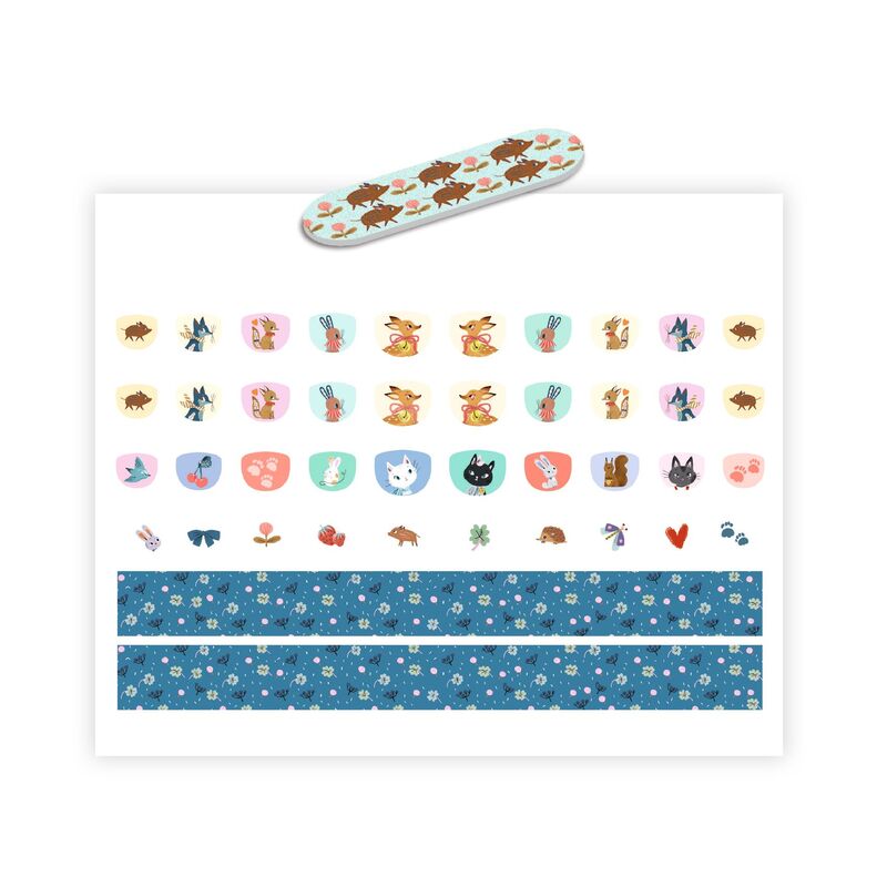120 Cutie Nail Stickers - Djeco