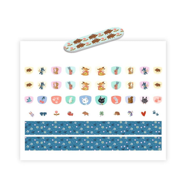 120 Cutie Nail Stickers - Djeco