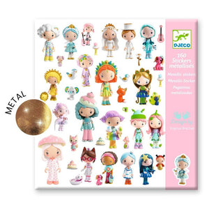 Tinyly Metallic Stickers - 160 - Djeco