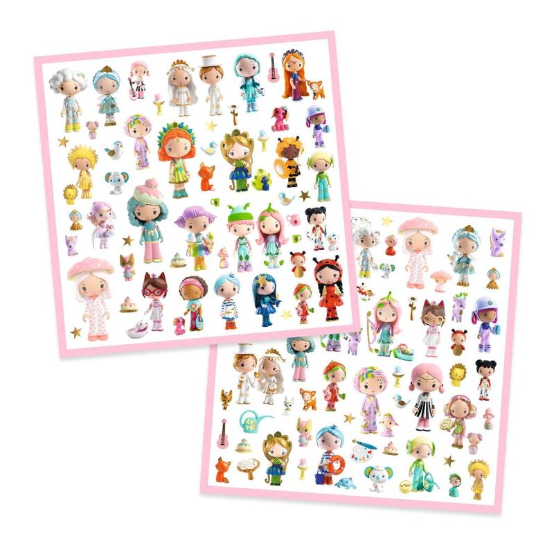 Tinyly Metallic Stickers - 160 - Djeco