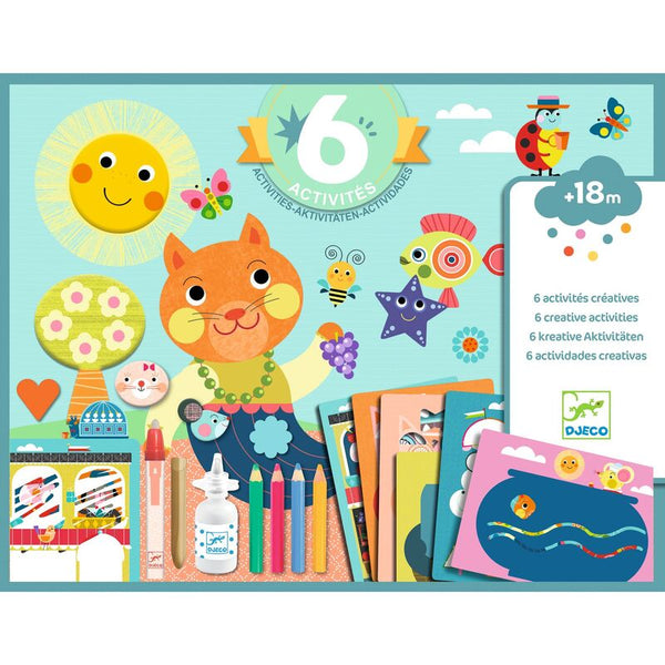 The Cat and His Friends Multi Craft Kit - Djeco