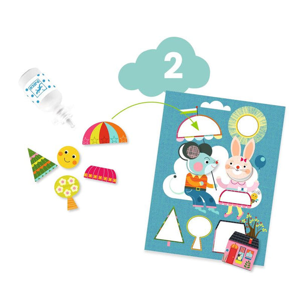 The Cat and His Friends Multi Craft Kit - Djeco