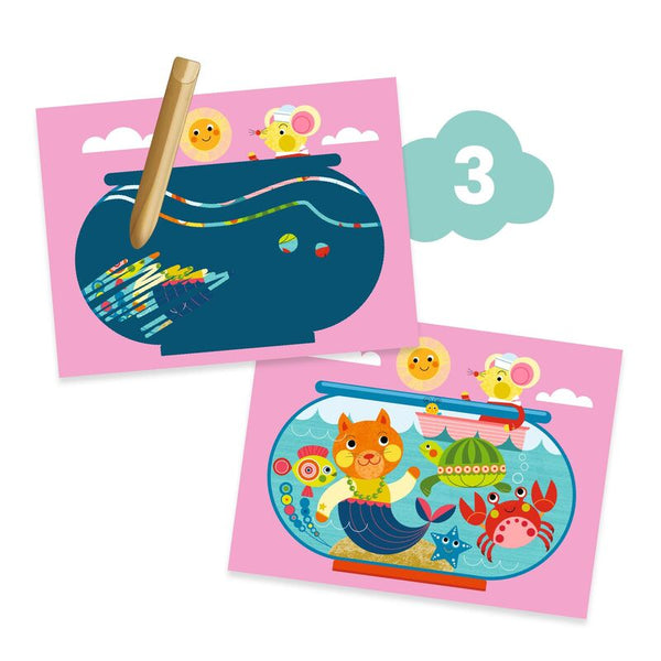 The Cat and His Friends Multi Craft Kit - Djeco