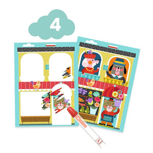 The Cat and His Friends Multi Craft Kit - Djeco
