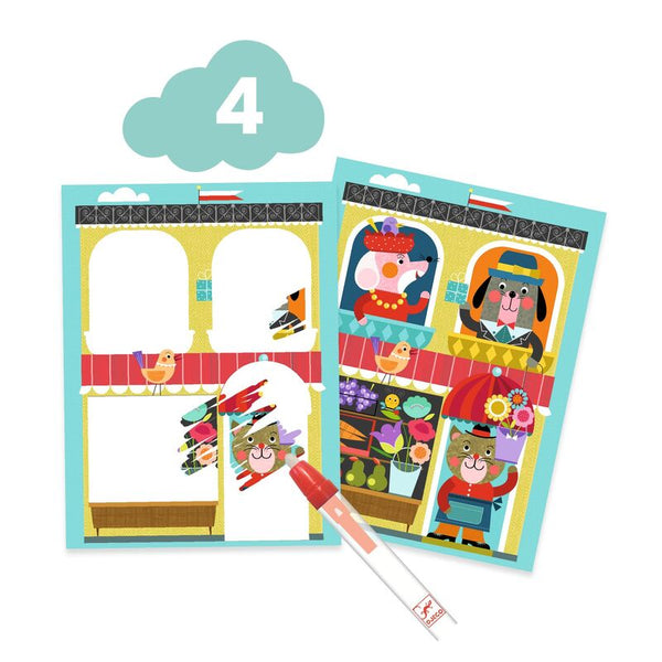 The Cat and His Friends Multi Craft Kit - Djeco