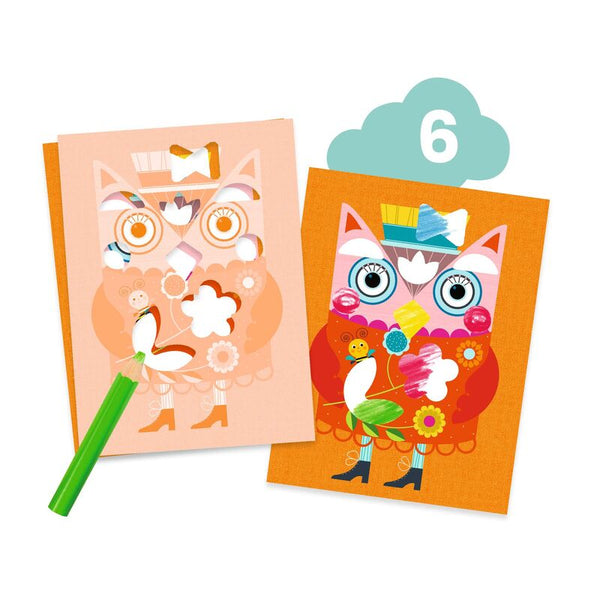 The Cat and His Friends Multi Craft Kit - Djeco