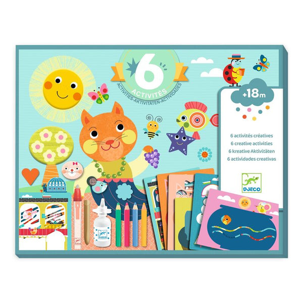 The Cat and His Friends Multi Craft Kit - Djeco