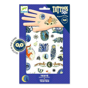 50+ Nighttime Glow in the Dark Tattoos - Djeco