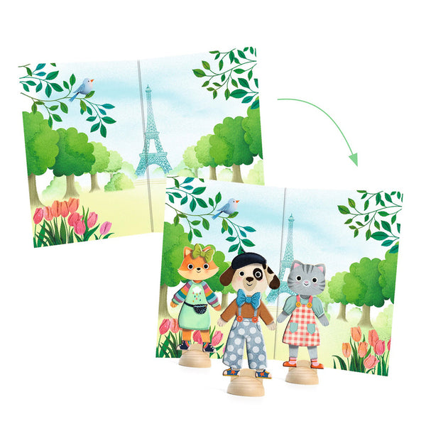Bonjour Paris Collage Set - Djeco