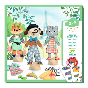 Bonjour Paris Collage Set - Djeco