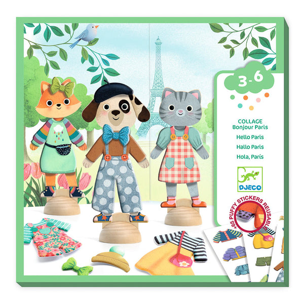 Bonjour Paris Collage Set - Djeco