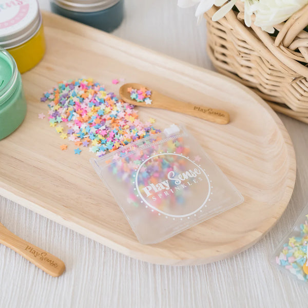 Sprinkles - Rainbow Stars- Playdough Accessories - Play Sense