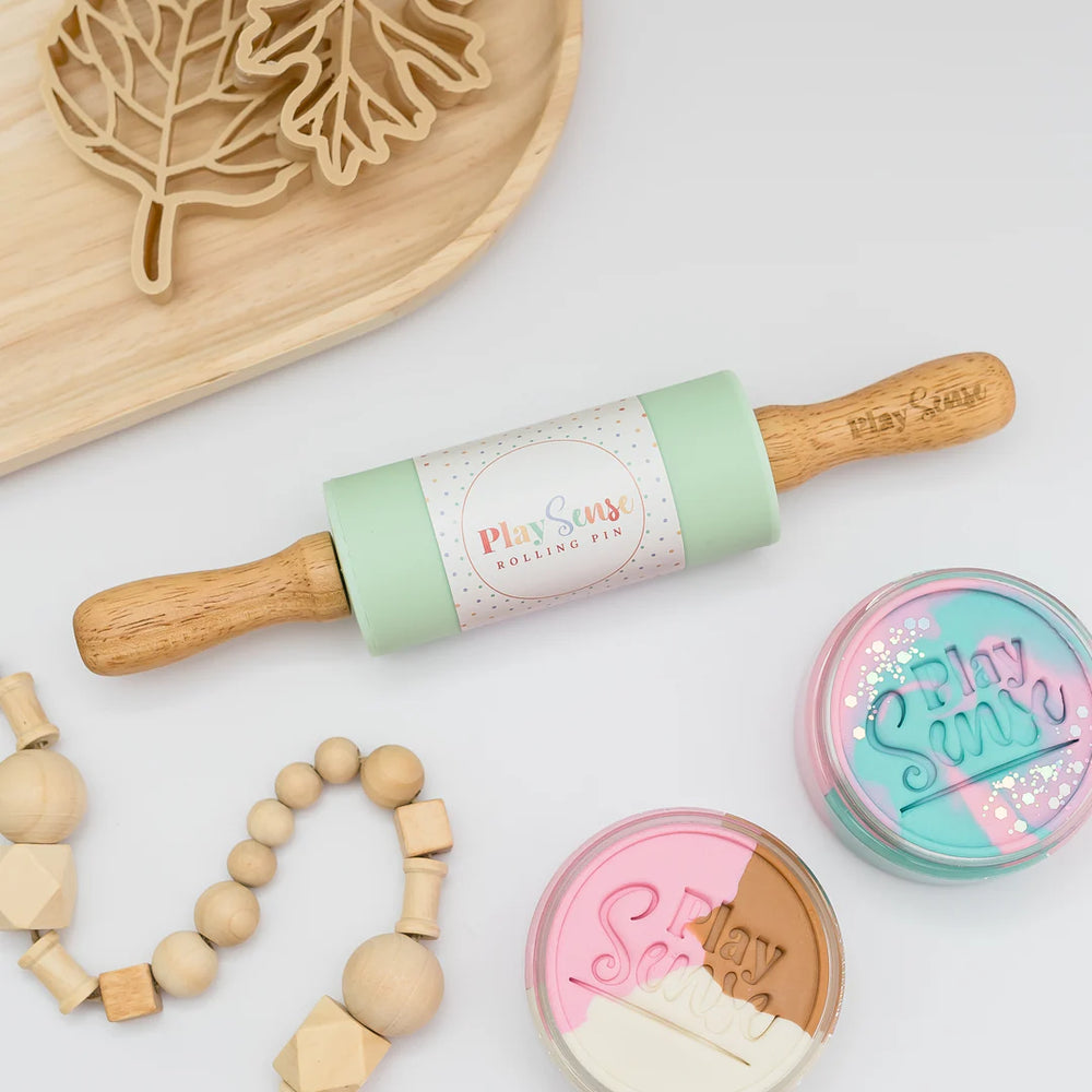 Roller - Playdough Rolling Pin - Mint Green - Play Sense