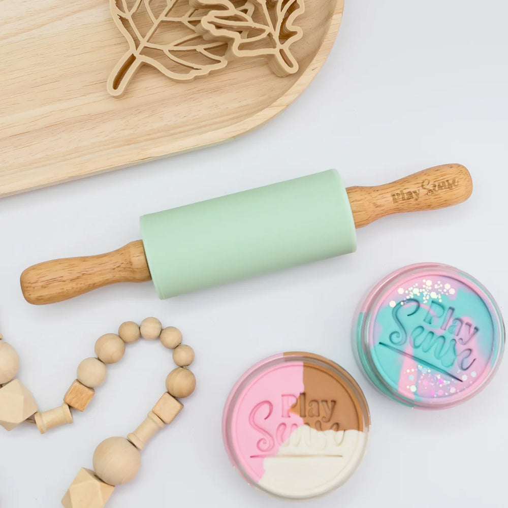 Roller - Playdough Rolling Pin - Mint Green - Play Sense