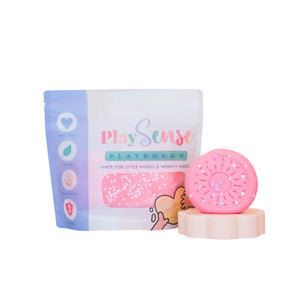 Glitter Dough | Pastel Pink | Cotton Candy Scented - Play Sense