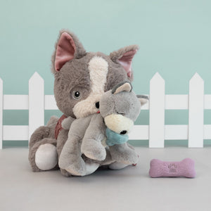 Dinkum Puppy Banjo - Grey - Dinkum Dolls
