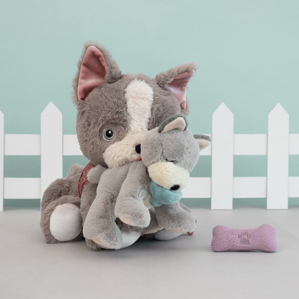 Dinkum Puppy Banjo - Grey - Dinkum Dolls