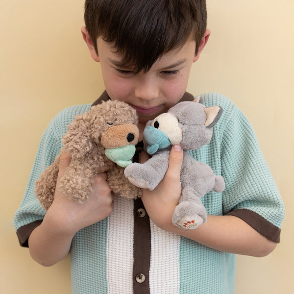 Dinkum Puppy Banjo - Grey - Dinkum Dolls