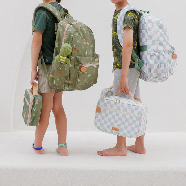 Sage Check Backpack - Fox & Fallow