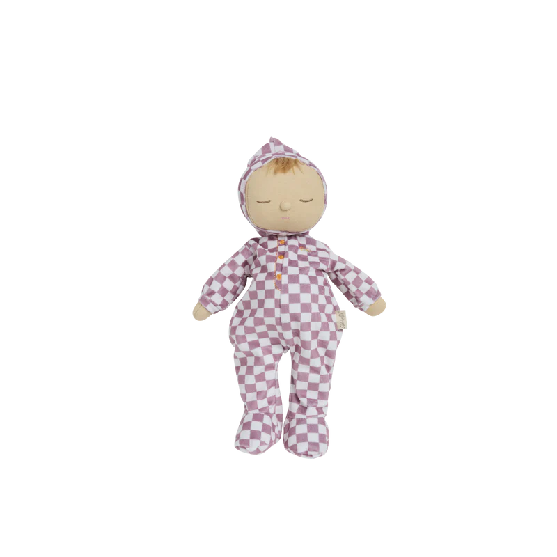 Dozy Dinkum Doll - Twinkle Plum Check - Olli Ella
