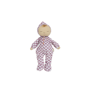 Dozy Dinkum Doll - Twinkle Plum Check - Olli Ella