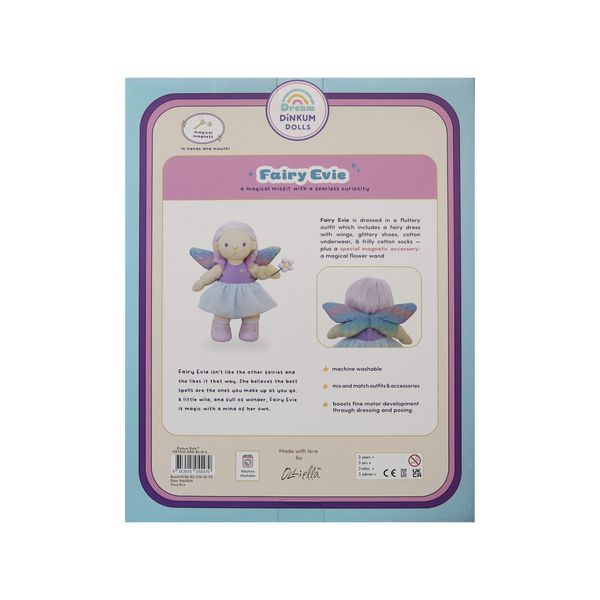 Dream Dinkum - Fairy Evie - Rainbow Realm - Dinkum Dolls