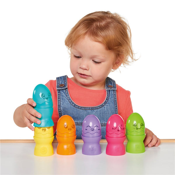 Hide & Squeak Egg Stackers - Tomy