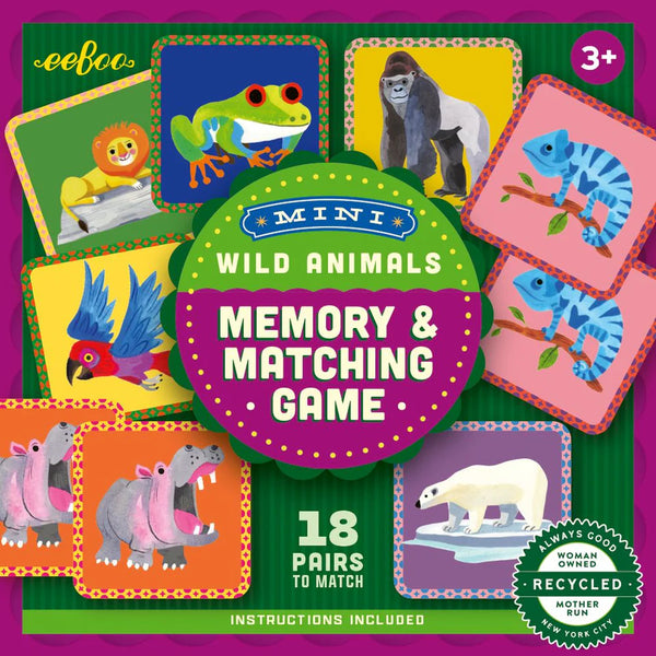Eeboo Memory Mini Memory Game - Eeboo