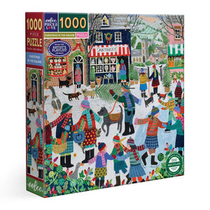 1000 Pc Puzzle – Xmas in Square - Eeboo