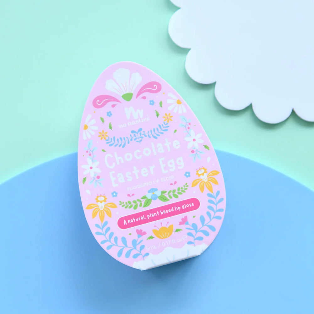 Easter Egg Lip Gloss and Nail Stickers Surprise - No Nasties