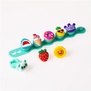 Plip Charms Teal Bracelet - Fat Brain Toys