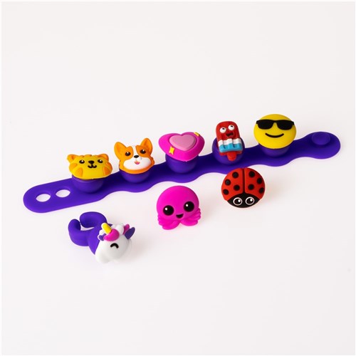 Plip Charms Purple Bracelet - Fat Brain Toys