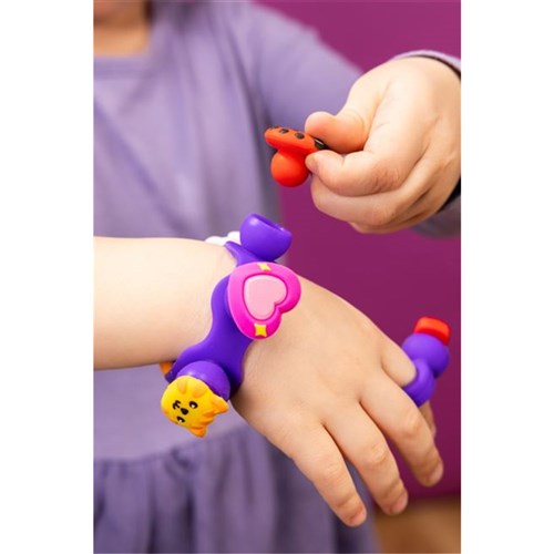 Plip Charms Purple Bracelet - Fat Brain Toys