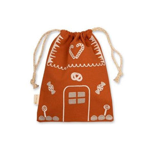 Christmas - Gift Bag, Gingerbread House, 30 cm - Fabelab