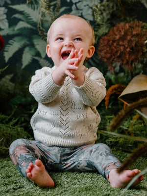 In the Woods Timeless Legging - Dusty Blue - Fleur Harris - DISCOUNTED