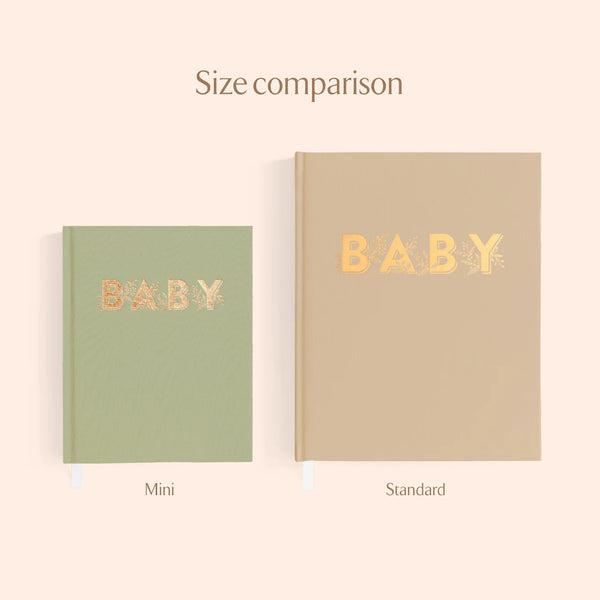 Mini Baby Book Sage - Fox & Fallow