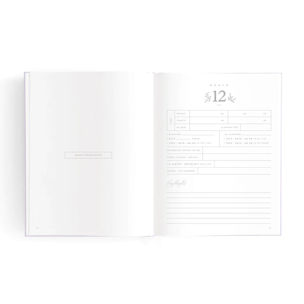 Mini Baby Book Sage - Fox & Fallow