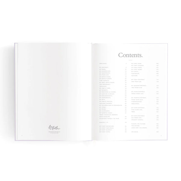 Mini Baby Book Sage - Fox & Fallow