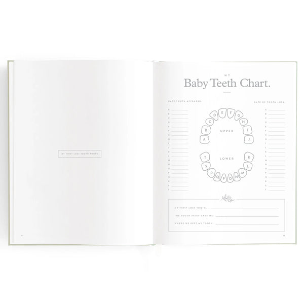 Baby Journal Pistachio - Fox & Fallow”