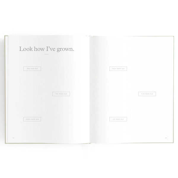 Baby Journal Pistachio - Fox & Fallow”