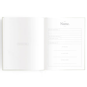 Baby Journal Pistachio - Fox & Fallow”