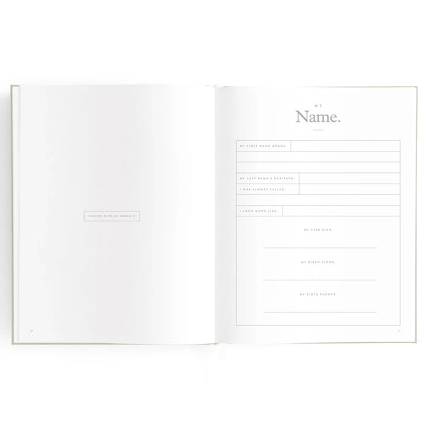 Baby Journal Pistachio - Fox & Fallow”