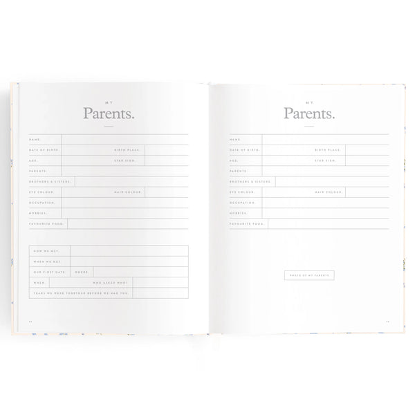 Baby Journal - Bellflower - Fox & Fallow